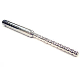 Rouge Stainless Steel Vibrating Ribbed Urethral Probe - Adult Planet - Online Sex Toys Shop UK
